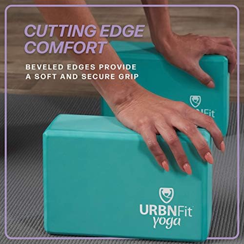 URBNFit Yoga Block – Moisture Resistant Brick to Improve Balance & Flexibility 5