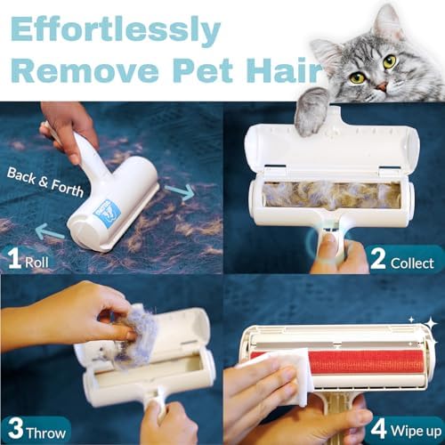 DELOMO Pet Hair Remover – Lint Roller for Pet Hair – Cat and Dog Hair Remover 6