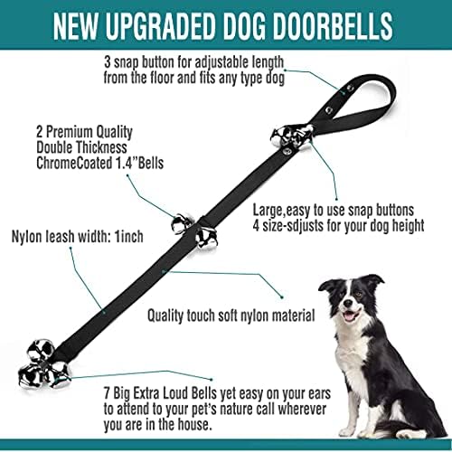 BLUETREE Dog Doorbells Premium Quality Training Potty Great Dog Bells 2