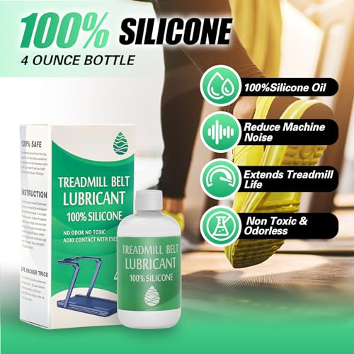 Premium 100% Silicone Lube 4 Ounces for Treadmill Belt Lubrication 2