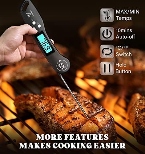 Meat Thermometers, DOQAUS Instant Read Food Thermometers for Cooking 5