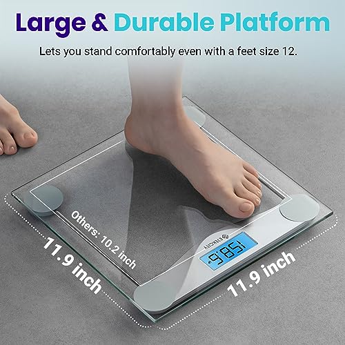 Etekcity Digital Bathroom Body Weight Scale, High Precision Smart Step-on 4