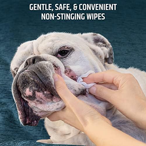 Pet MD Topical Wipes for Cleansing – with Aloe for Cats and Dogs – 50 Count 2