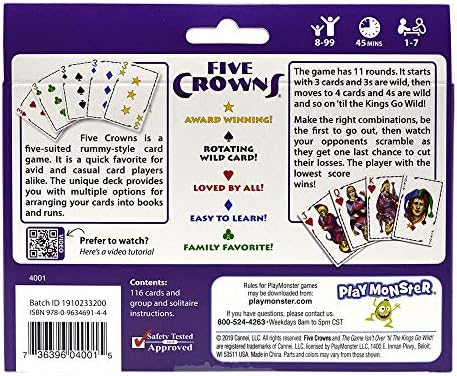 PlayMonster Five Crowns — The Game Isn’t Over Until the Kings Go Wild! 7