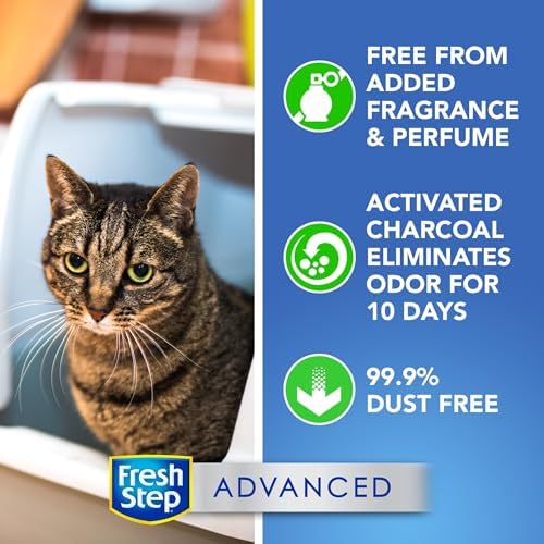 Fresh Step Clumping Cat Litter, Advanced, Simply Unscented, Extra Large 5