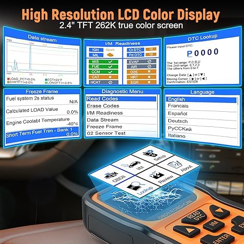 AUTOPHIX OBD2 Scanner Enhanced OM126P Vehicle Code Reader Auto Diagnostic Scan 6