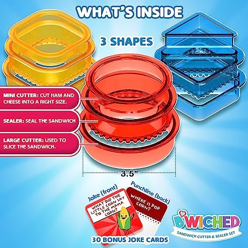 Sandwich Cutter and Sealer – Uncrustables Sandwich Maker – Cut and Seal 6