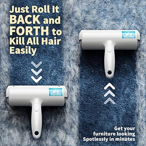 DELOMO Pet Hair Remover – Lint Roller for Pet Hair – Cat and Dog Hair Remover 4