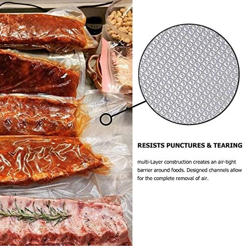 BoxLegend Vacuum Sealer Bags 11”x50′ (2 Pack), Food Saver Bags Rolls, Sac Sous 4