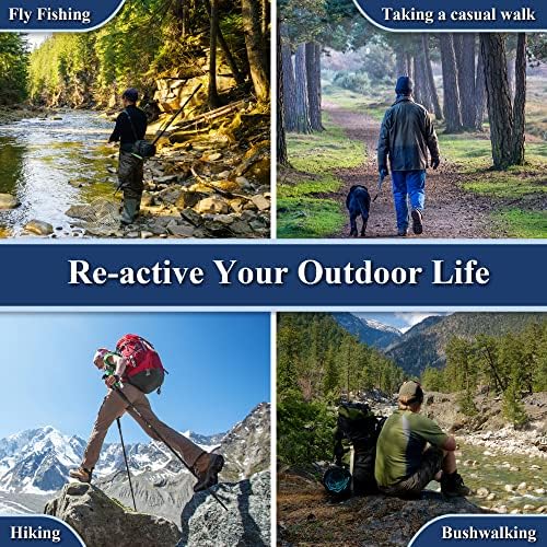 TheFitLife Nordic Walking Trekking Poles-2 Pack with Antishock and Quick Lock System 7