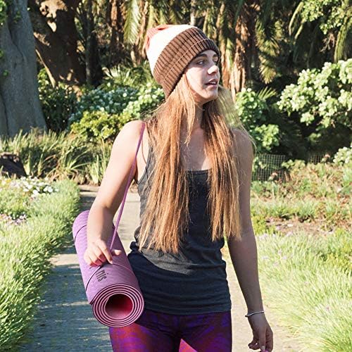 Glymnis Yoga Mat Exercise Mat Thick Non Slip Pilates Mat, Anti Tear Durable 9