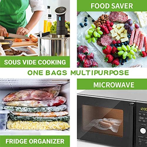 BoxLegend Vacuum Sealer Bags 11”x50′ (2 Pack), Food Saver Bags Rolls, Sac Sous 6
