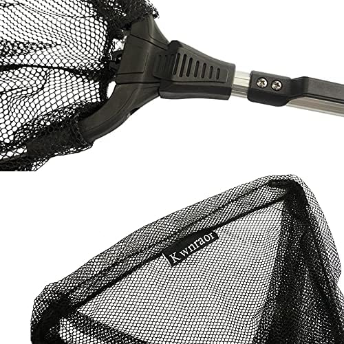 Fishing Net Collapsible, Fish Landing Net with Telescoping Aluminum Handle Extend 3