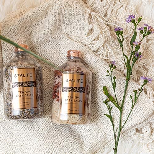 SpaLife Soothing Petal-Infused Effervescent Mineral Bath Salts – 2 Pack 17.6 oz. 5