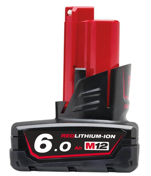 Milwaukee M12B6 M12 12V 6.0Ah Cordless REDLITHIUM-ION Battery