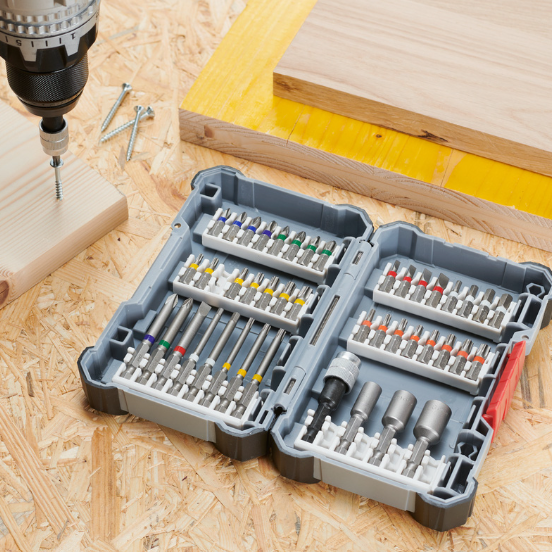 Bosch 45 Piece Mixed Screwdriver Bit Set + Handle 3