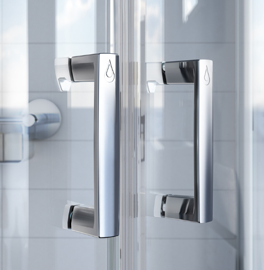 Aqualux Framed 6mm Shower Enclosure Sliding Door Only 1000mm 3