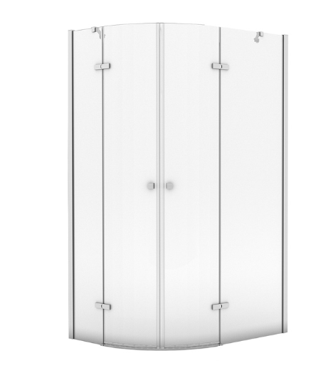 Frameless 8mm Offset Quadrant Shower Enclosure 1200x800mm 2