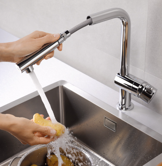 Grohe Flair Pull Out Mono Mixer Kitchen Tap 2