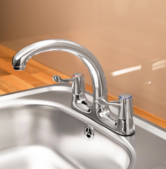 Contract Lever Deck Mixer Kitchen Tap 2
