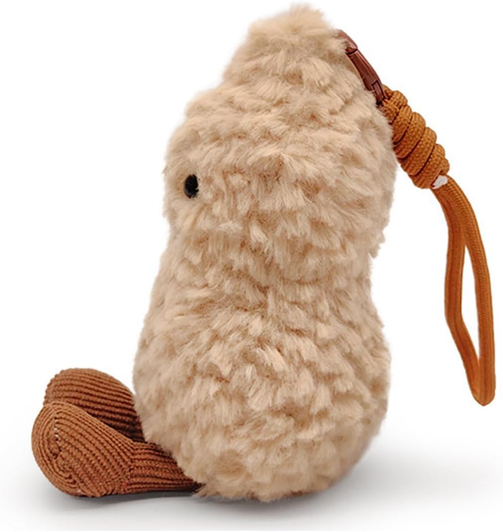 Peanut Stuffed Animal, Cute Food Plushies Peanut Gifts for Kid Girls Boys 4