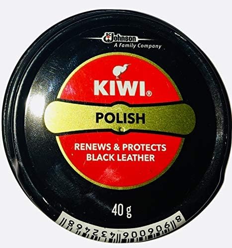 Kiwi Shoe Polish Paste Black and dark tan [Pack Of 2 (one each)] 3