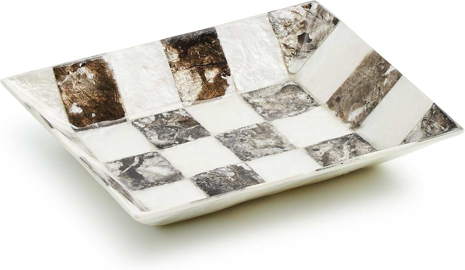 MACKENZIE-CHILDS Courtly Check Capiz Soap Dish