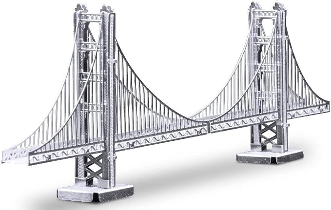 Fascinations Metal Earth San Francisco Golden Gate Bridge 3D Metal Model Kit