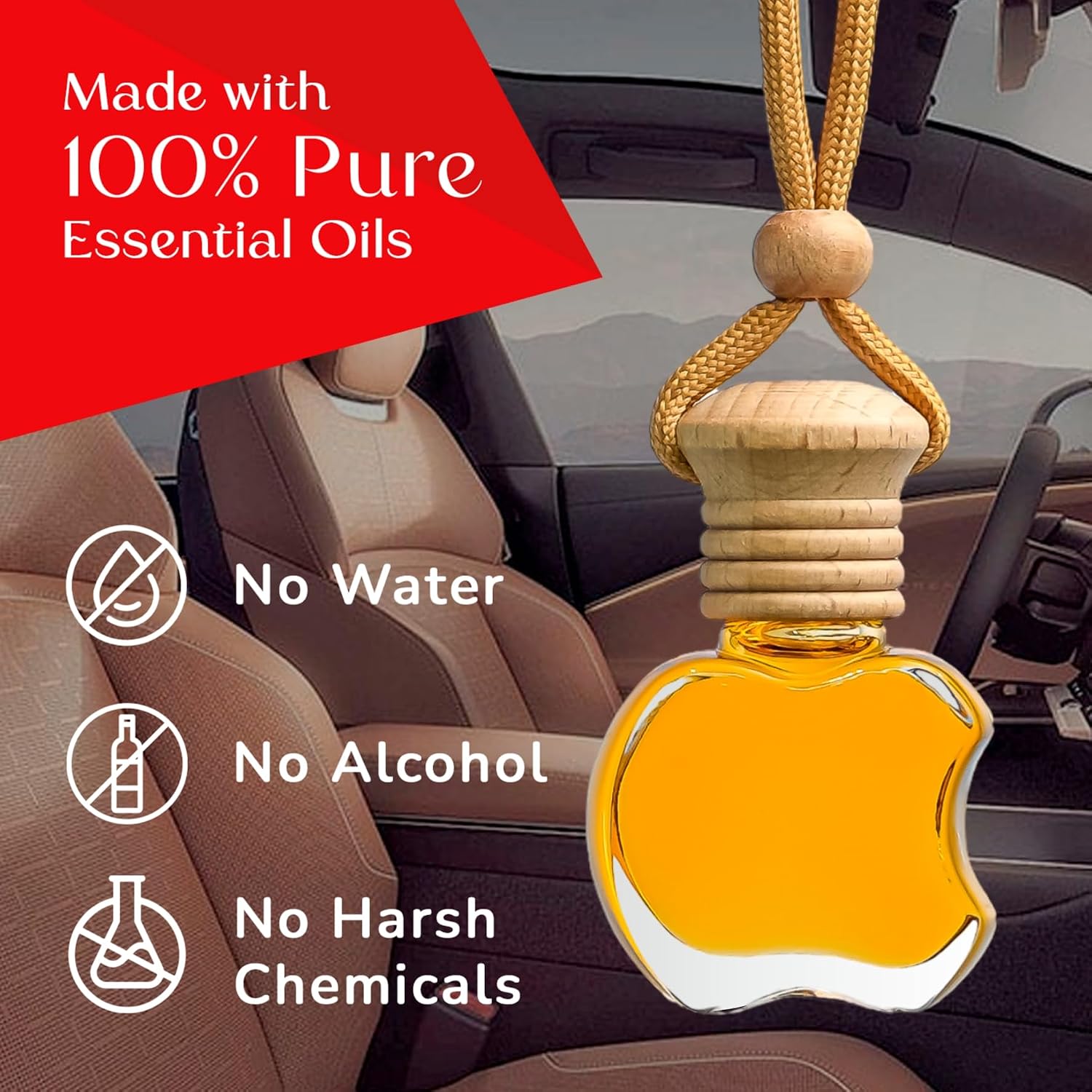 Kabod One Million Car Air Freshener | Hanging Essential Oil Diffuser | Natural Odor Eliminator | Long-Lasting Fragrance | 10 ml 4
