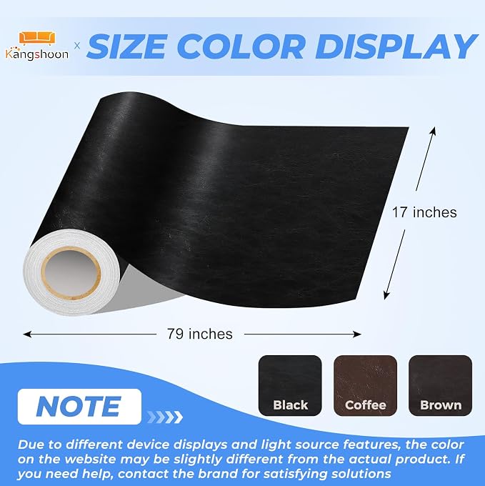 Self-Adhesive Leather Repair Patch, Vinyl Repair Kits for Couch 4