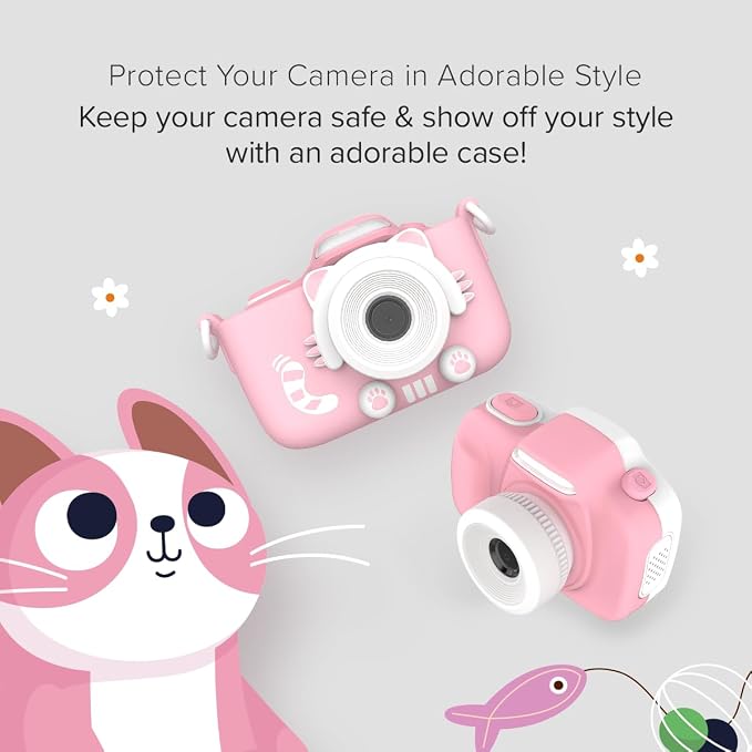 myFirst Kids Digital Camera 16MP 1080P with Selfie Lens, LED Flash 3