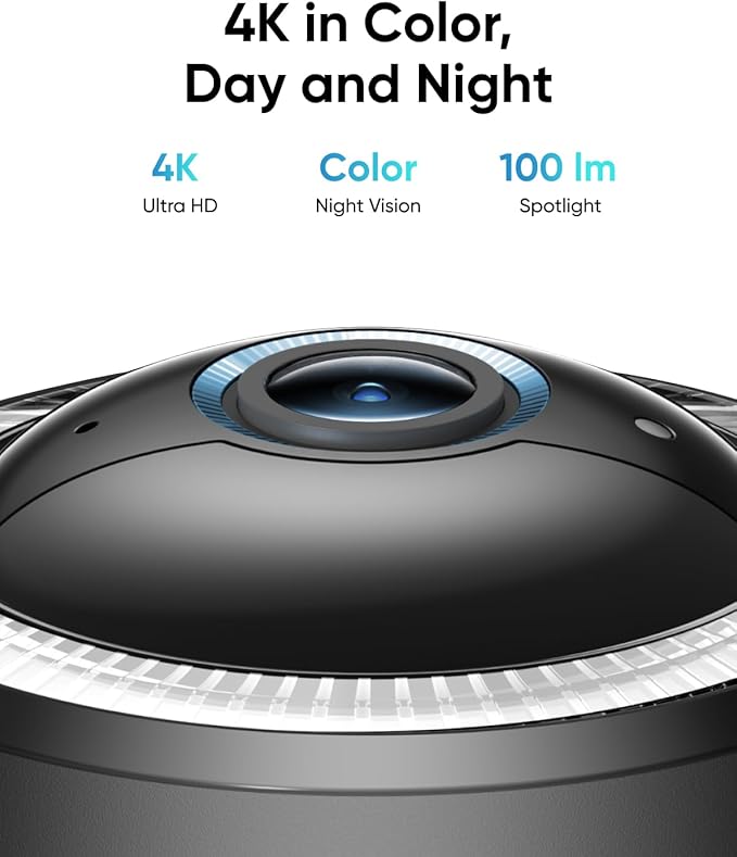 eufy Security 4G LTE Cam S330, 4K Cellular Solar Security Cameras Wireless Outdoor 4