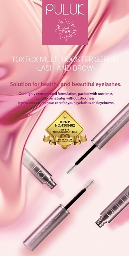 Lash & Brow Repair Serum for Damaged Lashes After Perm – Korean Multi Booster (TOXTOX) 5ml | Strengthen & Nourish, Sérum potenciador de crecimiento 3