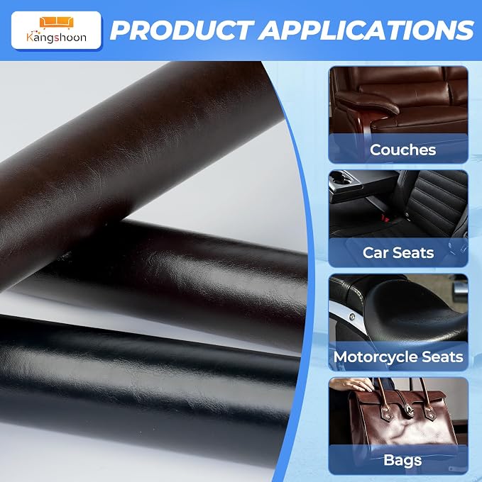 Self-Adhesive Leather Repair Patch, Vinyl Repair Kits for Couch 2