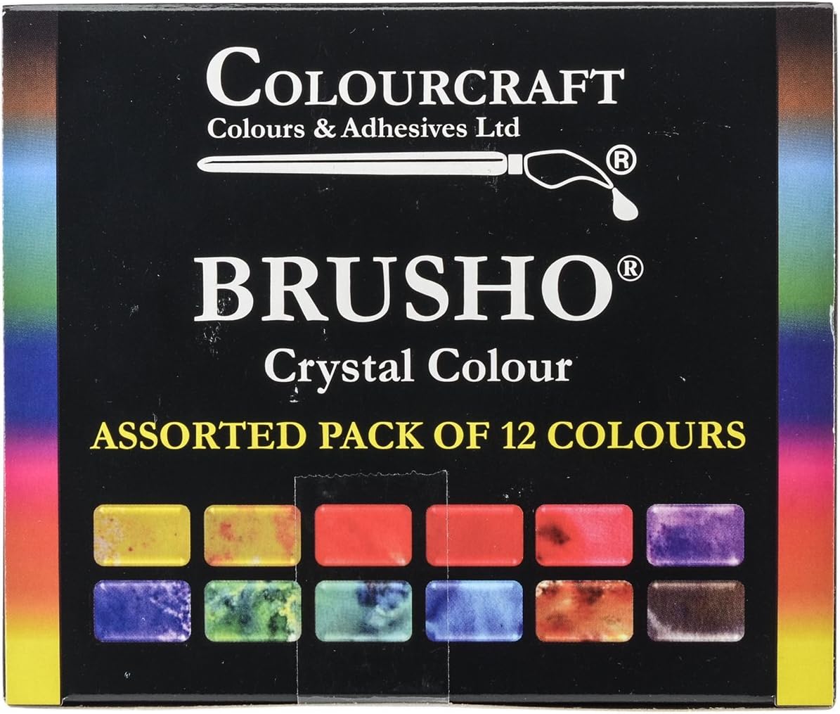 Brusho by Colourcraft Brusho Crystal Set 12 Color 3