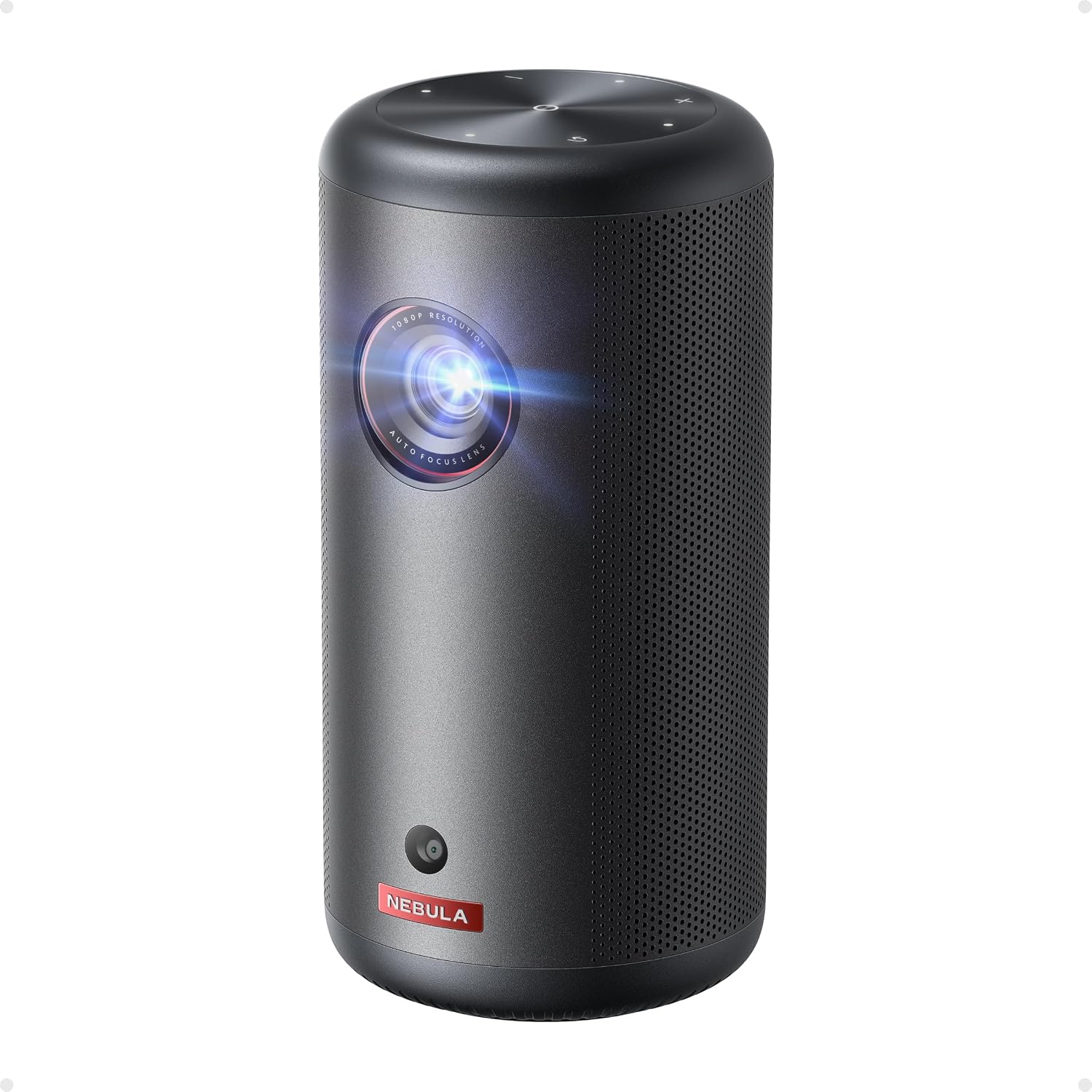 Nebula by Anker Capsule 3 GTV Projector, 1080P Smart Mini